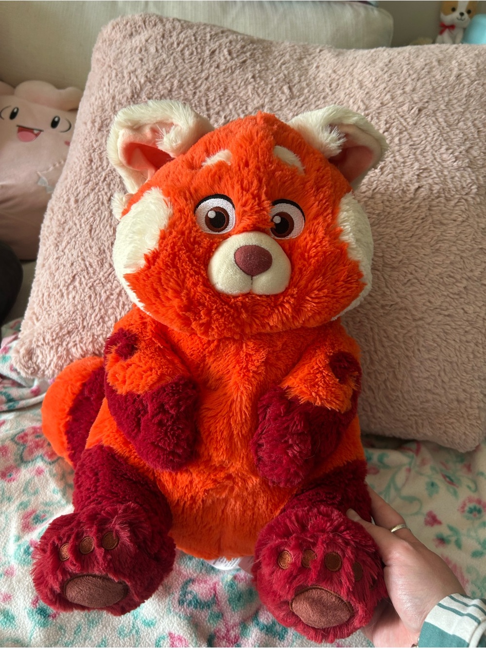 Disney’s Turning Red Plush Red Panda Stuffed Animal - Orange & Dark Red Cuddle
